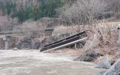 【岩泉・台風10号被害】流されてしまった橋