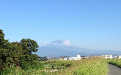 富士山が初冠雪（2012年9月12日）