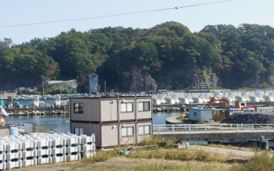東日本大震災・復興支援リポート 田老町と防波堤