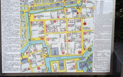 旅のランドスケープ「東京・日比谷の大名地図案内板が興味津々でたまらない」