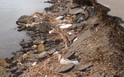 震災記録写真（2013年7月15日）　～荒浜港～