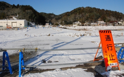 【遺構と記憶】気仙沼市鹿折駅前――。かつて船があった場所