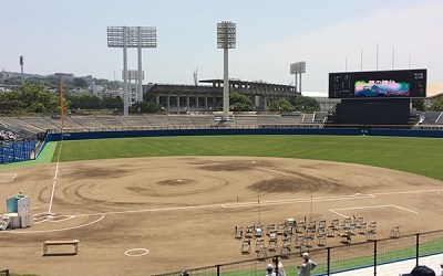 開幕しました！全国高等学校野球選手権静岡大会！