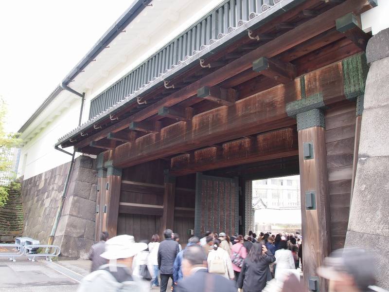 江戸城の表玄関、大手門