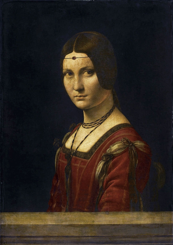『ミラノの貴婦人の肖像』レオナルド・ダ・ヴィンチ