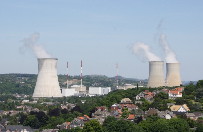 Nuclear power plant of Tihange, Huy, Belgium