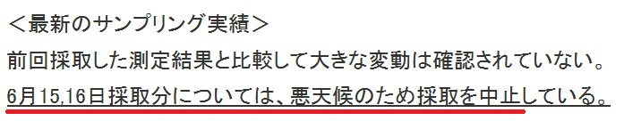 「福島第一原子力発電所の状況について（日報） | 東京電力 平成27年6月17日」より