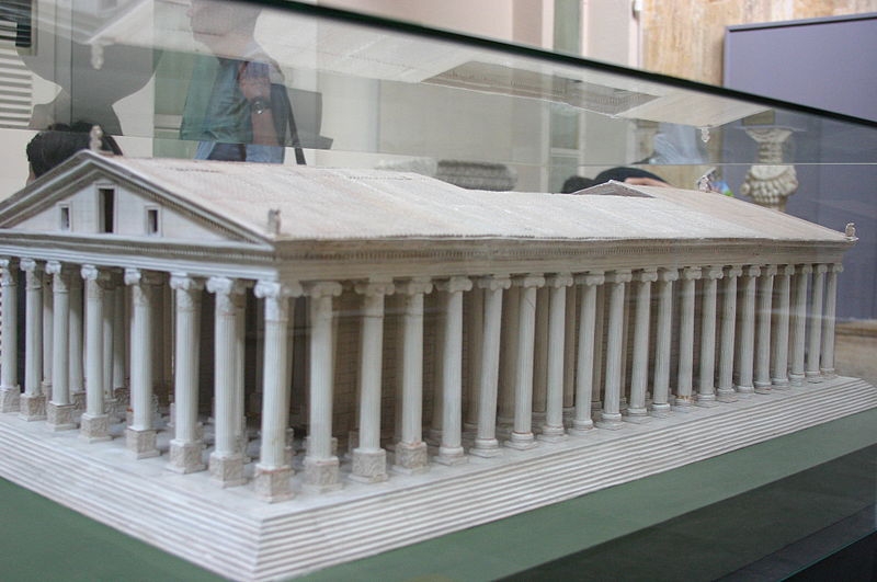 アルテミス神殿の模型