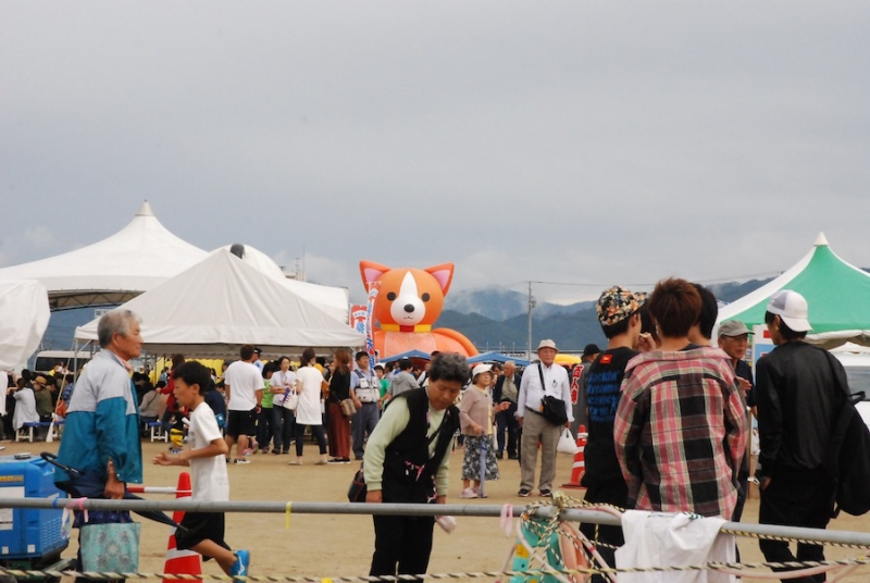 2016年の山田祭りお祭り広場