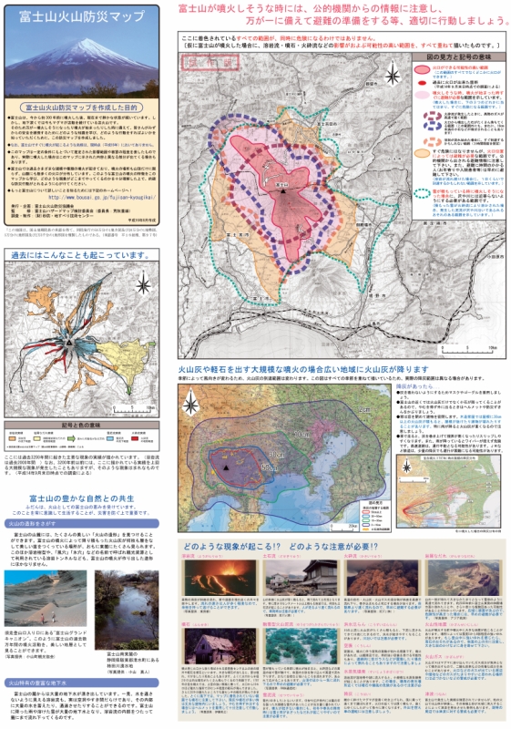 富士山火山防災マップ（試作版・共通ページ）