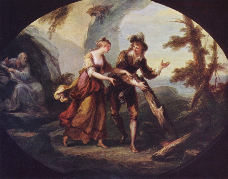 「ミランダとフェルディナンドの情景」（1782年）