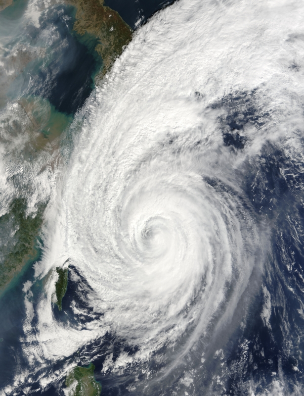 台風23号(10月19日) アメリカ航空宇宙局(NASA)
