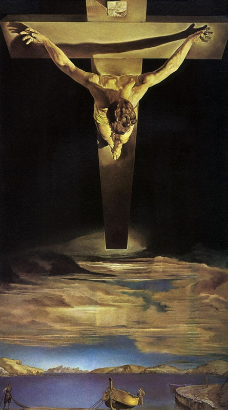サルバドール・ダリ『十字架の聖ヨハネのキリスト』