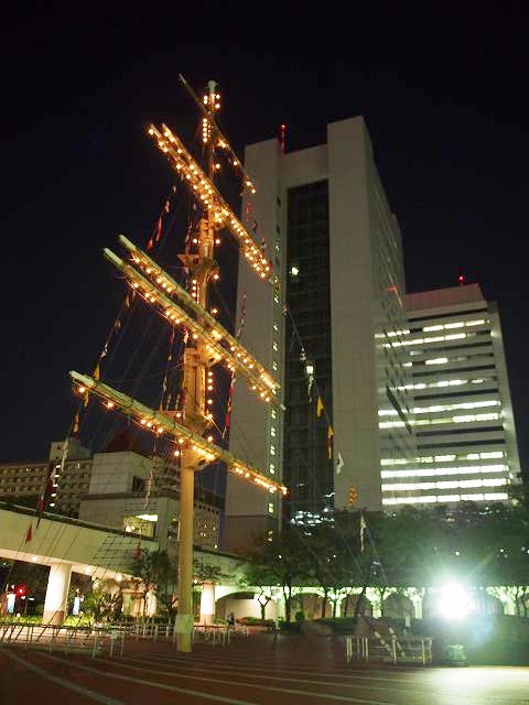 竹芝客船ターミナル前の広場