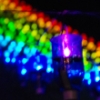 新・野蒜駅前のライトアップ「希望の虹」が終了