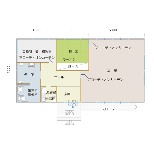 振り返り 仮設住宅 間取り図 集会所 談話室 By Hometown Of Potaru ぽたる